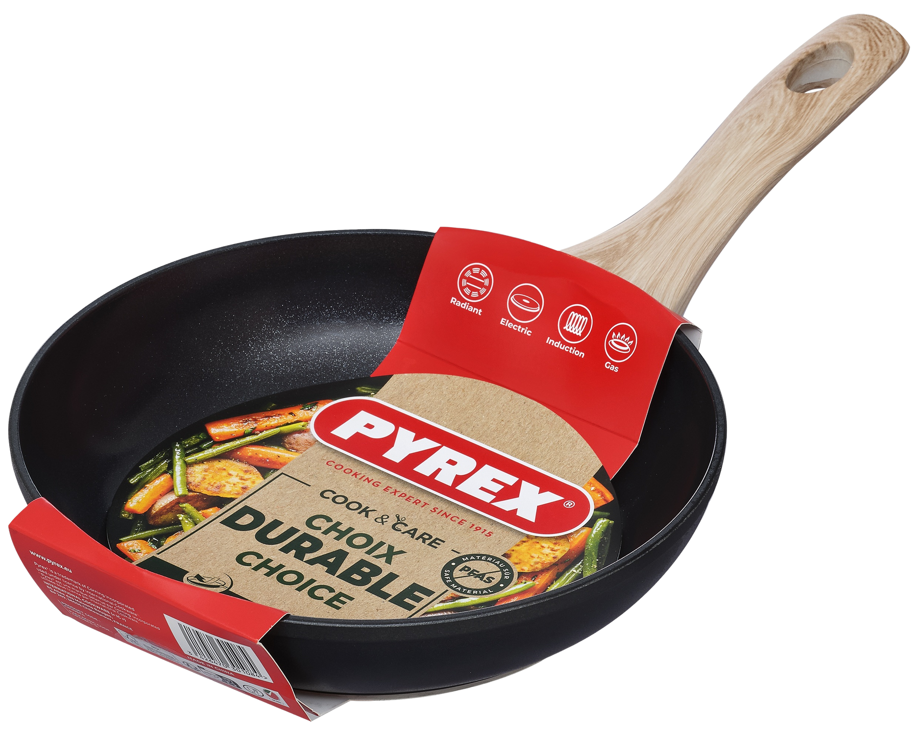 Сковорода Pyrex Cook&Care 20 см, класична CR20BF6/8046 7120903 фото