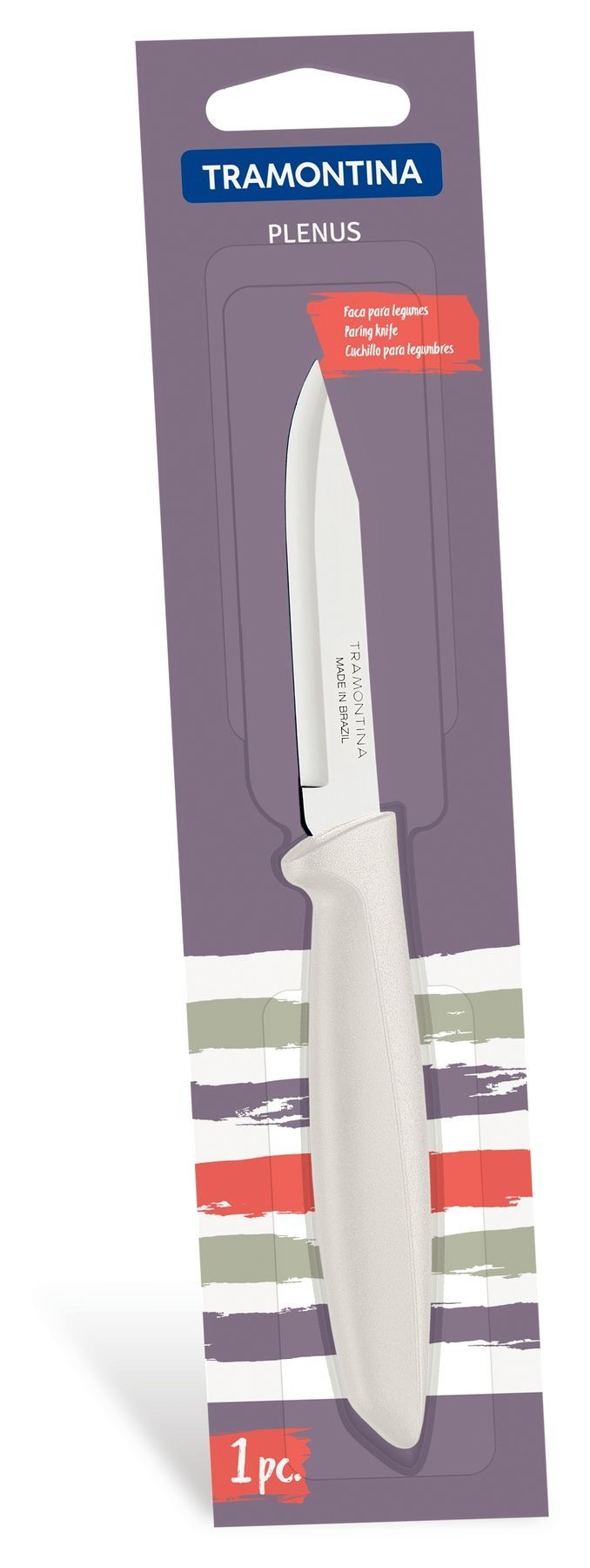 Ніж для овочів Tramontina Plenus light grey, 76 мм 23420/133 6740791 фото