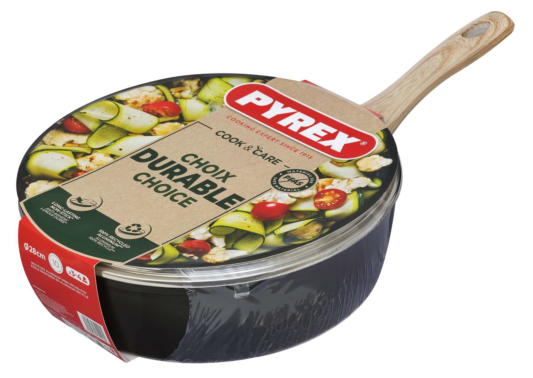 Сковорода Pyrex Cook&Care 28 см, глибока CR28DF6/8144 7120913 фото