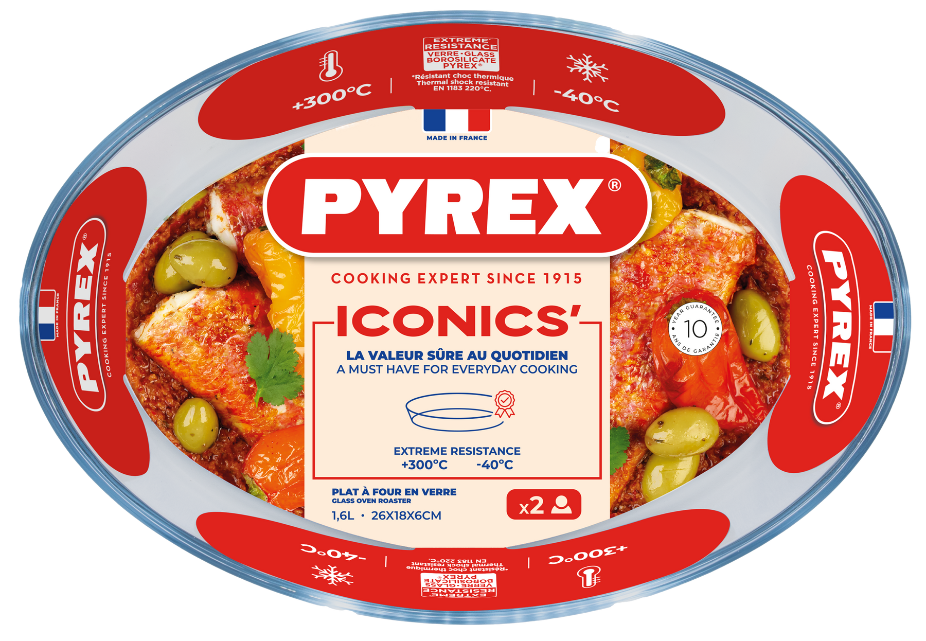 Форма для запікання Pyrex, 26х18х6 см (1.6 л) 222B000/8046 7092328 фото