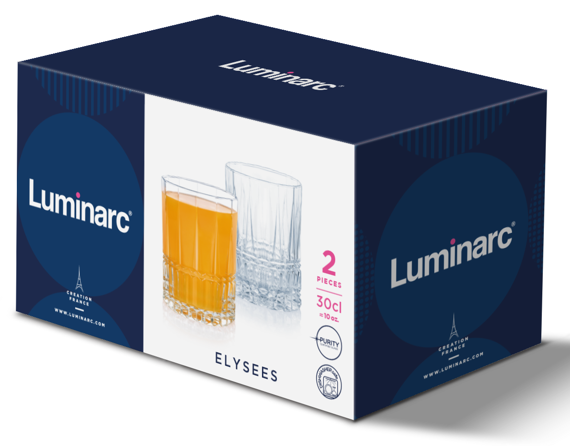 Набір склянок Luminarc Elysees, 2х300 мл X1768 7143673 фото