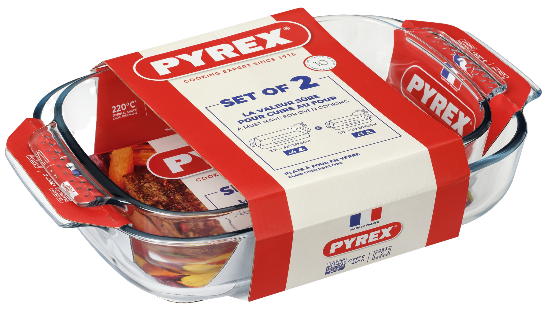 Набір форм для запікання PYREX CLASSIC, 2 шт 913S609/8045 6408002 фото