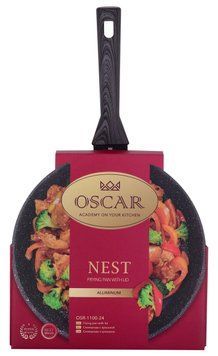 Сковорода з кришкою Oscar Nest, 28 см OSR-1100-28 6683340 фото