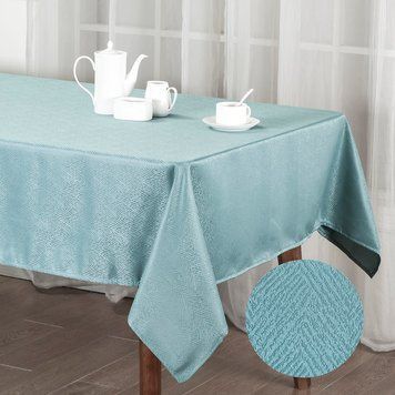 Скатертина Soho Oxford Turquoise 140х180 см 04-TC-00644-1 6996186 фото