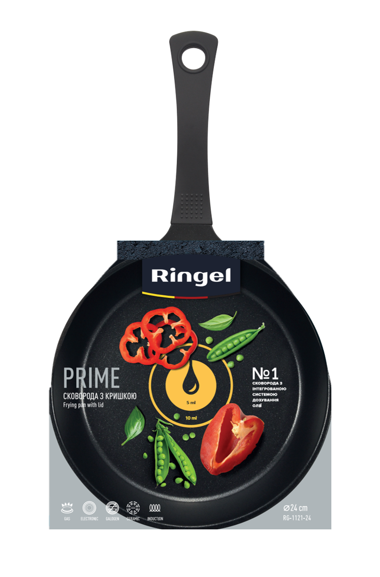 Сковорода Ringel Prime 24 см RG-1121-24 6398403 фото