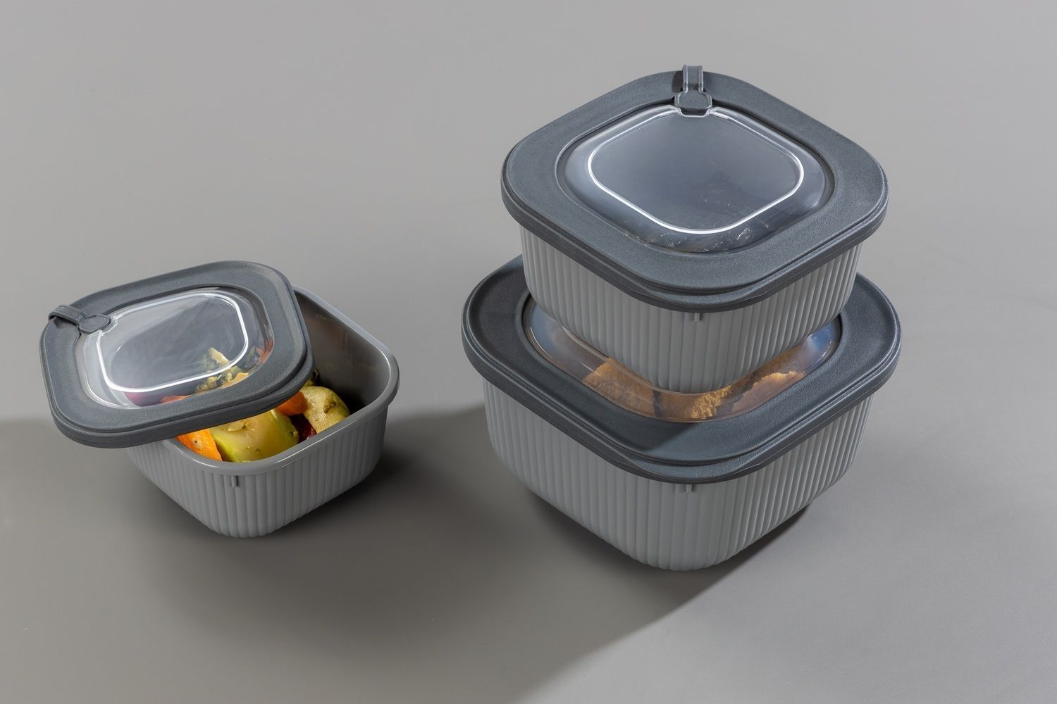 Контейнер Idea Home 00681 Line Box Gray 0.6 л (00681 Gray) 7180060 фото