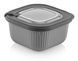 Контейнер Idea Home 00681 Line Box Gray 0.6 л (00681 Gray) 7180060 фото 1