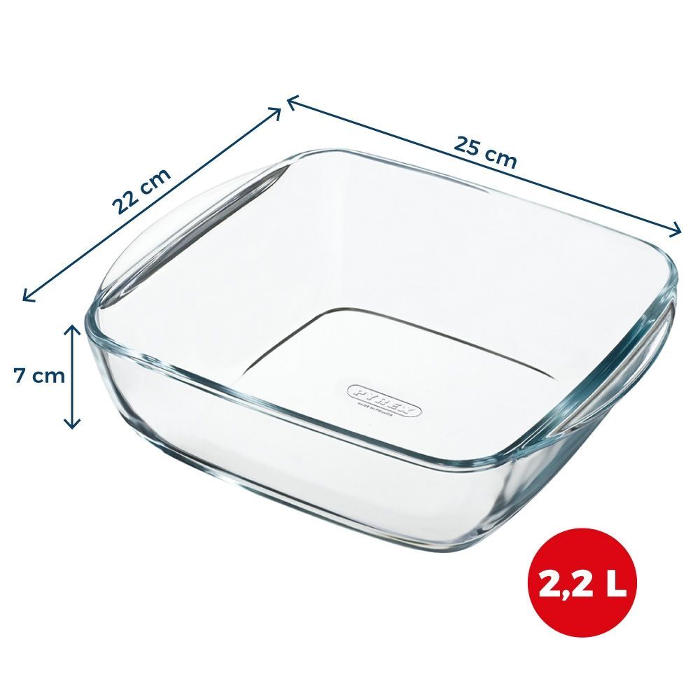 Форма для запікання Pyrex AirFryer, 25x22x7 см (2.2 л) 212B100/7948 7150753 фото