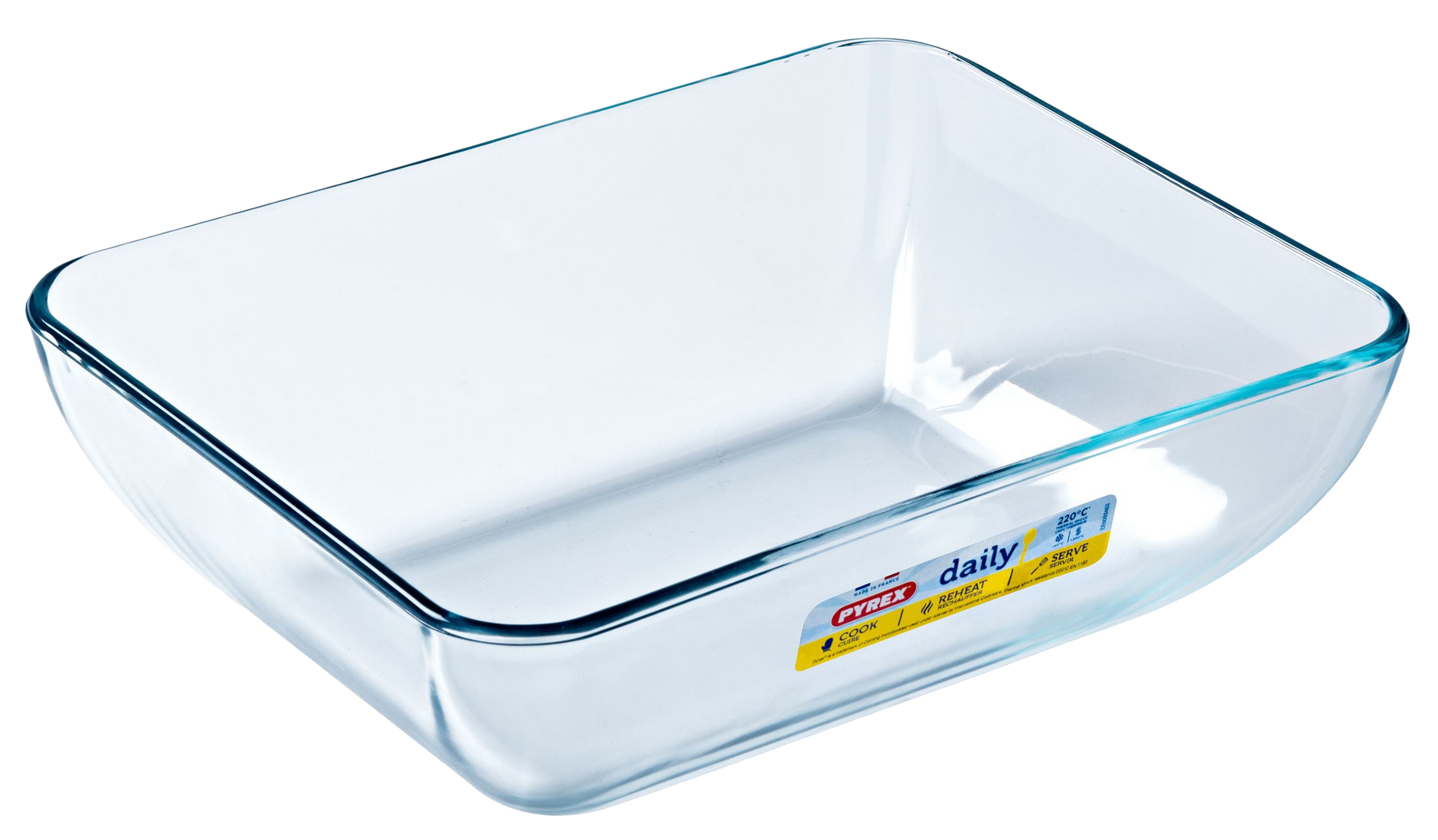 Форма з кришкою Pyrex Daily, 25х20 см 343P000/3646 7092347 фото