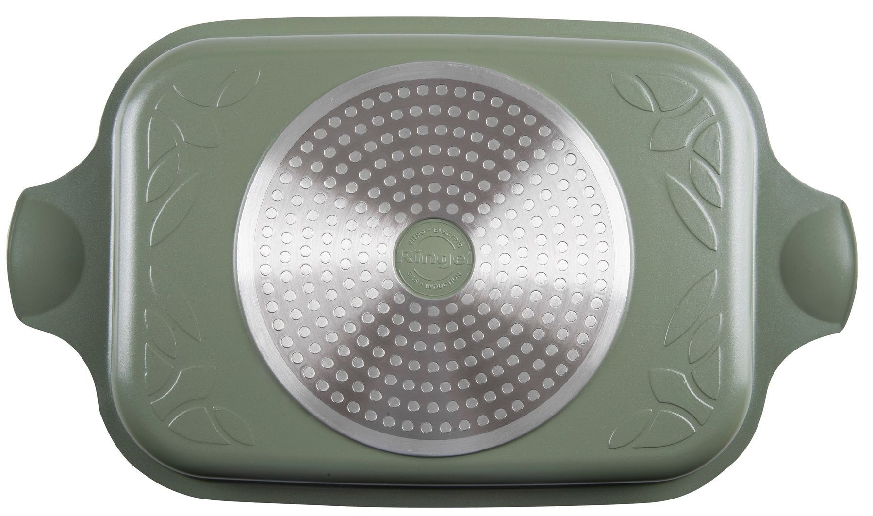 Гусятниця RINGEL Zitrone Olive 34x24x13.5 см (6+3 л) RG-2108-34/OL 6885903 фото