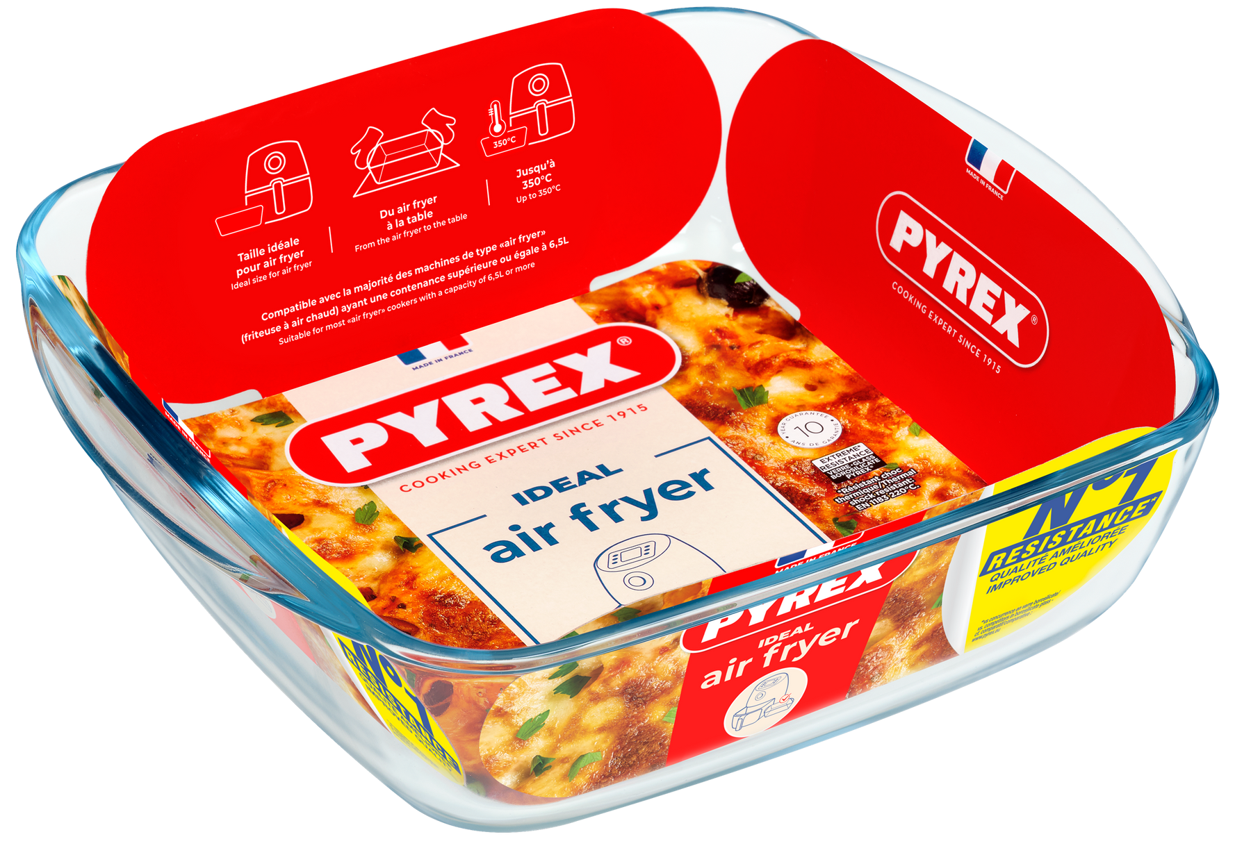 Форма для запікання Pyrex AirFryer, 25x22x7 см (2.2 л) 212B100/7948 7150753 фото