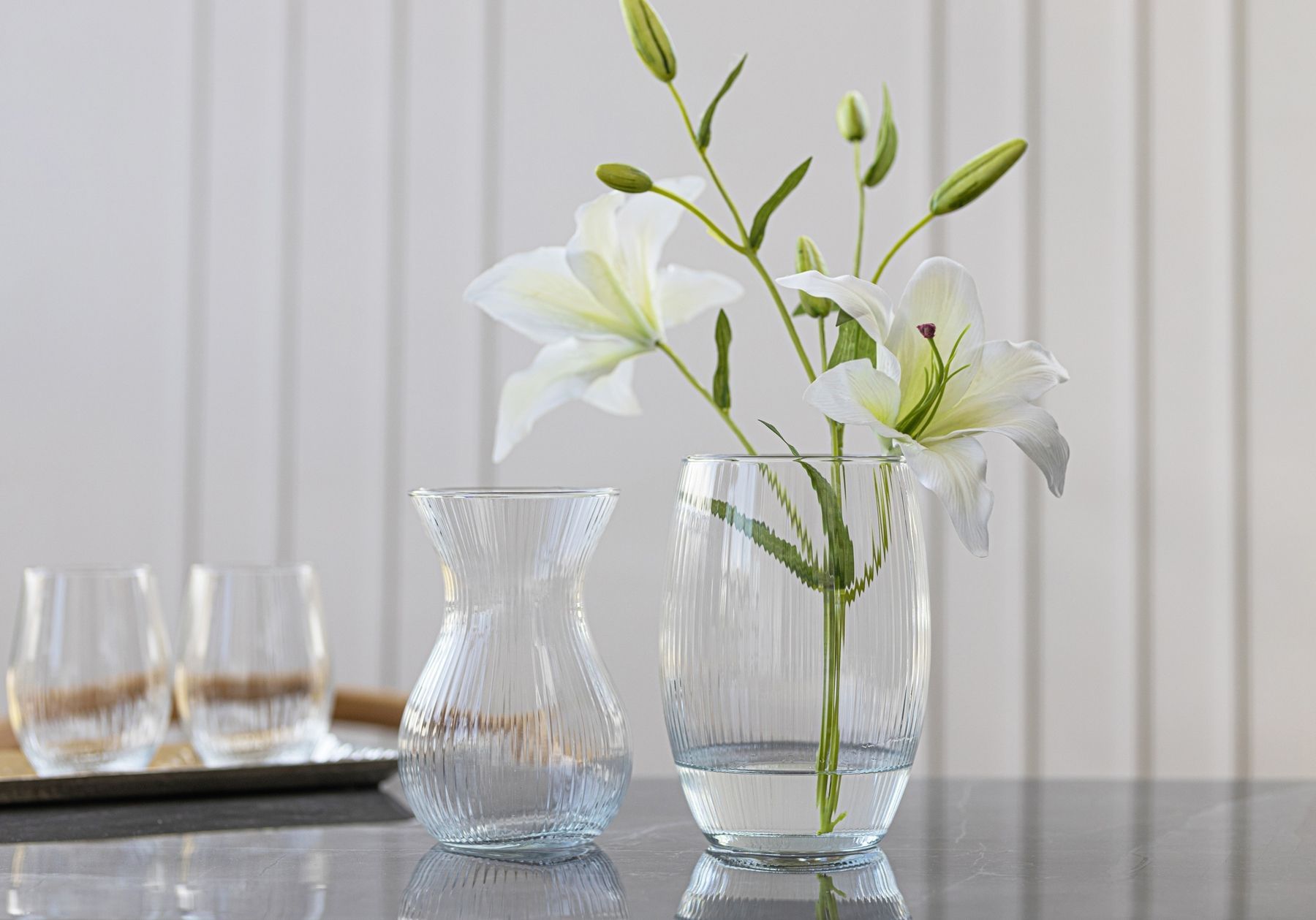 Ваза Trendglass Asta Ribs, 18 см 35446 7108643 фото