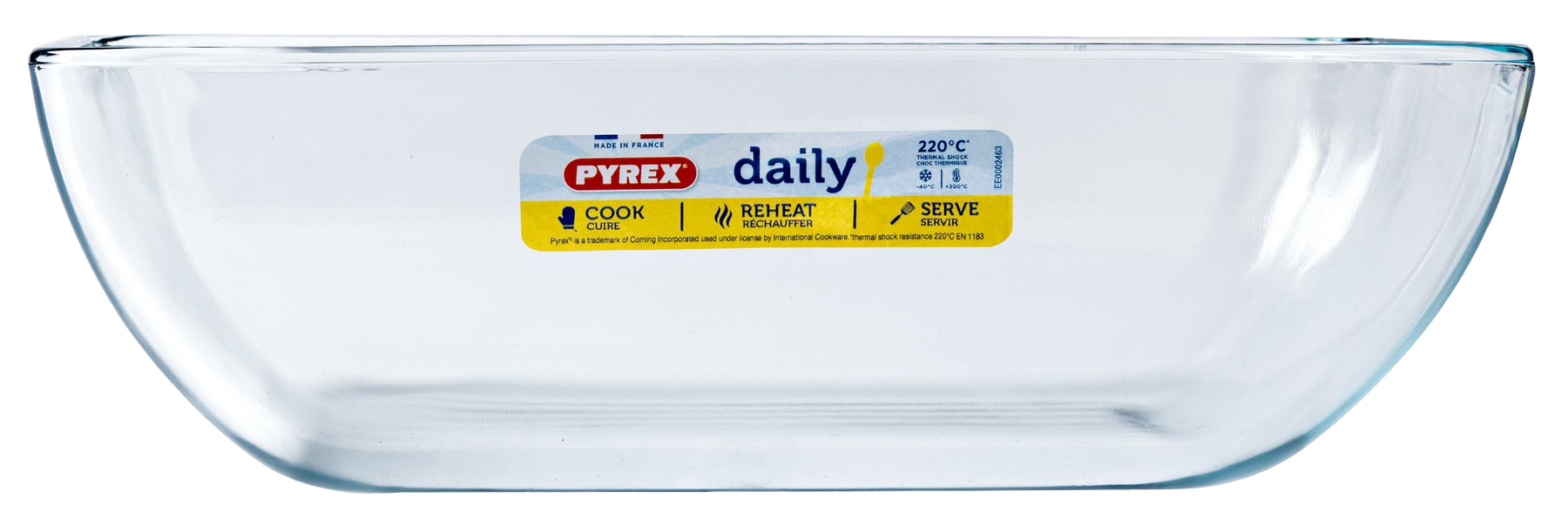 Форма з кришкою Pyrex Daily, 25х20 см 343P000/3646 7092347 фото