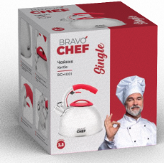 Чайник Bravo Chef Single, 2.5 л BC-1001 BC-1001 фото