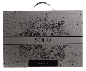 Комплект постільної білизни Soho Євро Memoria 200х230 см Mono Blue A130193 6996583 фото