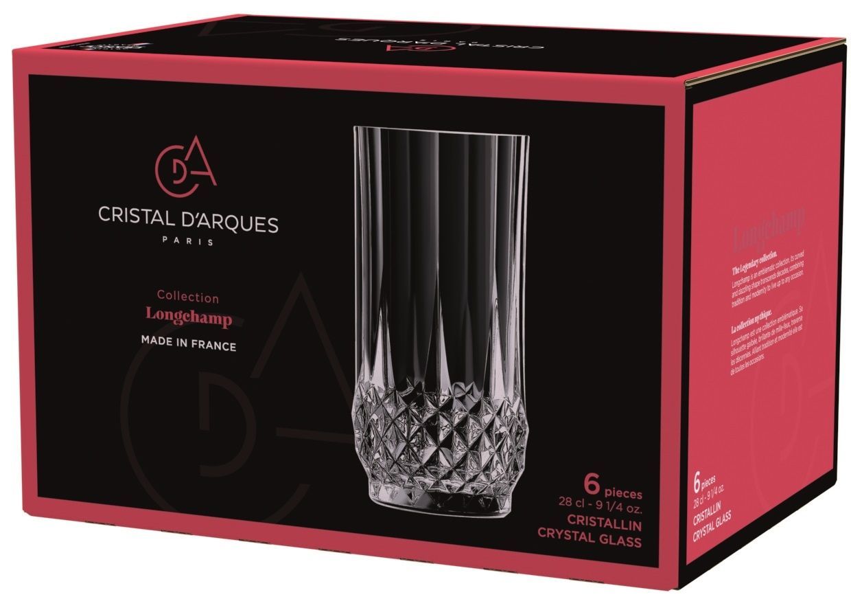 Набір склянок Cristal d`Arques Paris Longchamp L7554 6704728 фото