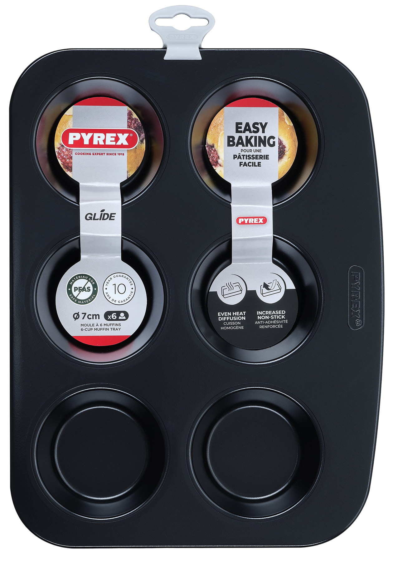 Форма для мафінів Pyrex Glide, 6 шт GL06BU6/8046 7168821 фото