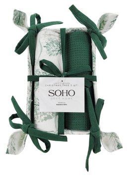 Набір рушників Soho 40x60см Christmas tree 2 шт BS 45523/1 7111514 фото