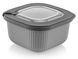 Контейнер Idea Home 00682 Line Box Gray 1.1 л (00682 Gray) 7180062 фото 1