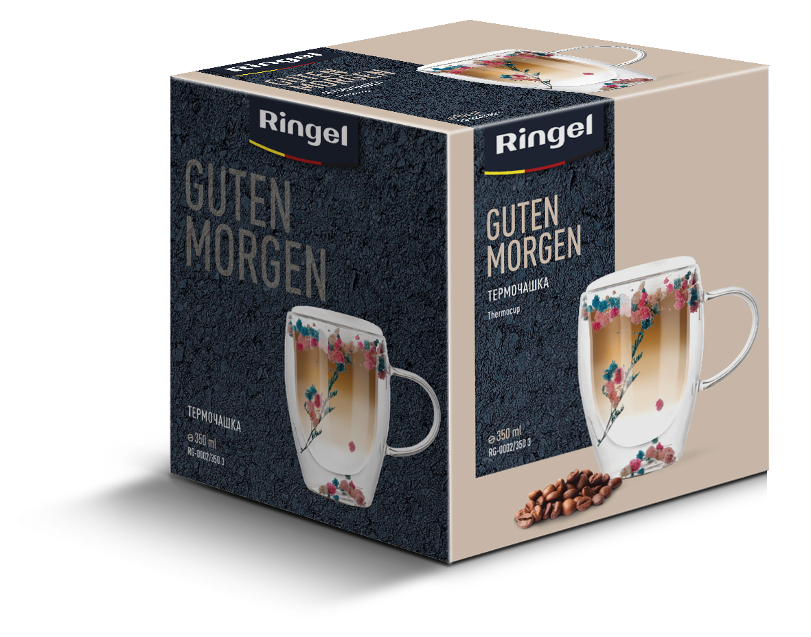 Чашка з подвійною стінкою Ringel Guten Morgen Blume, 350 мл RG-0002/350 3 7067150 фото