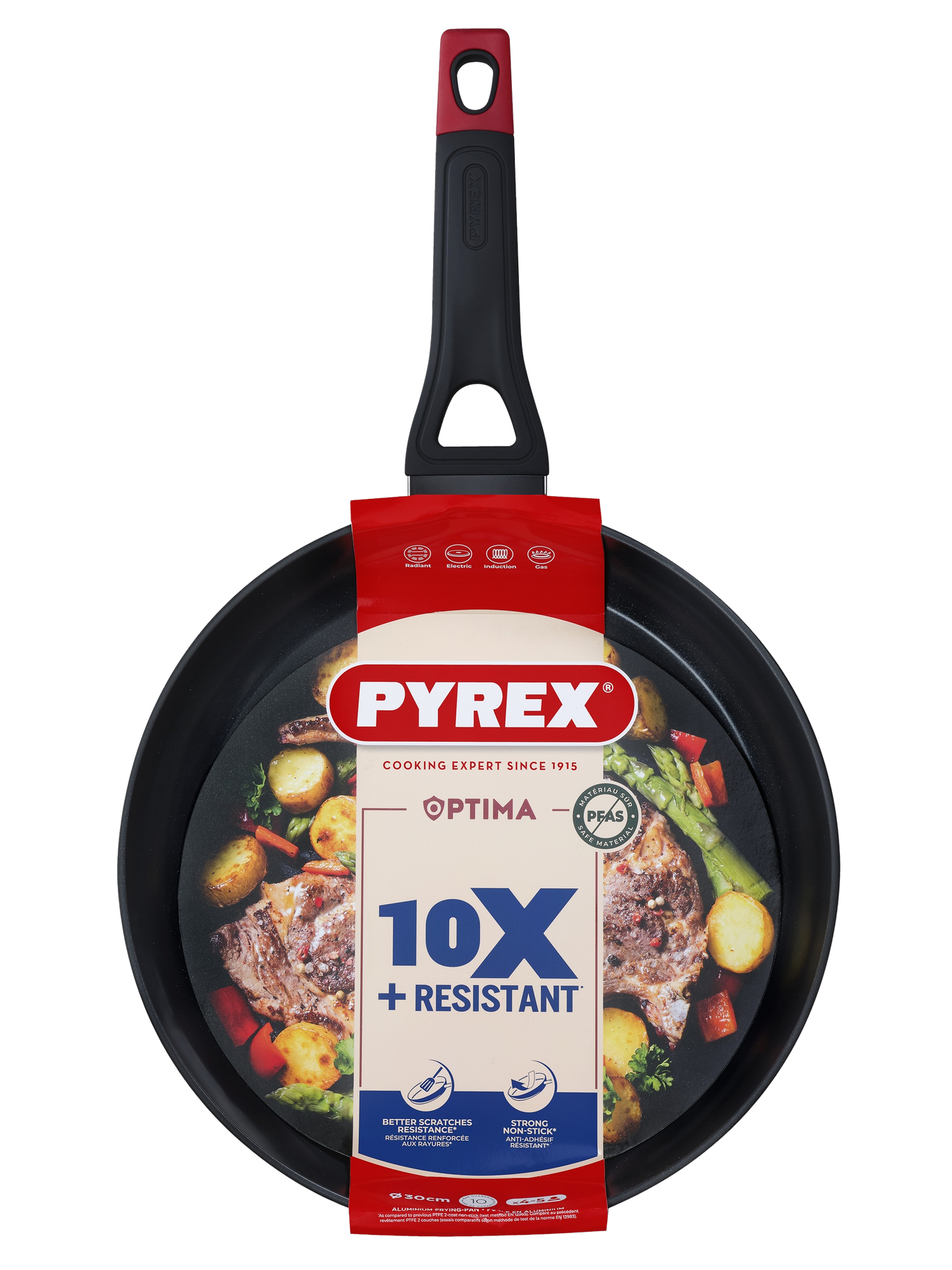 Сковорода Pyrex Optima 30 см, класична OT30BF6/8046 7120895 фото