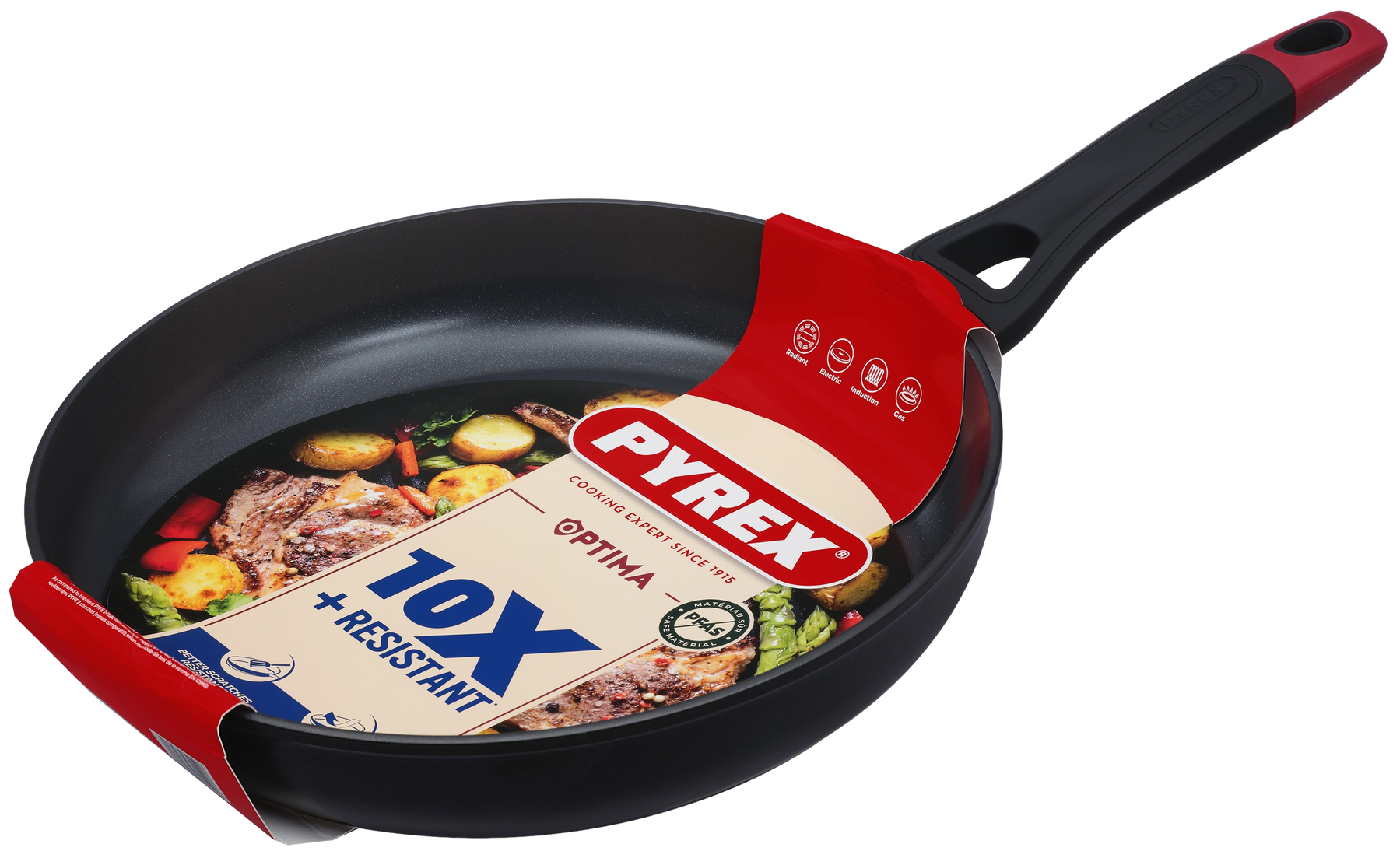Сковорода Pyrex Optima 30 см, класична OT30BF6/8046 7120895 фото