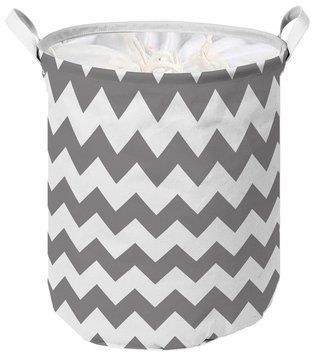 Кошик Idea Home LY-03 Zig Zag 35х45 см LY-03 круг. ткан. з/кр Zig Zag 6963517 фото