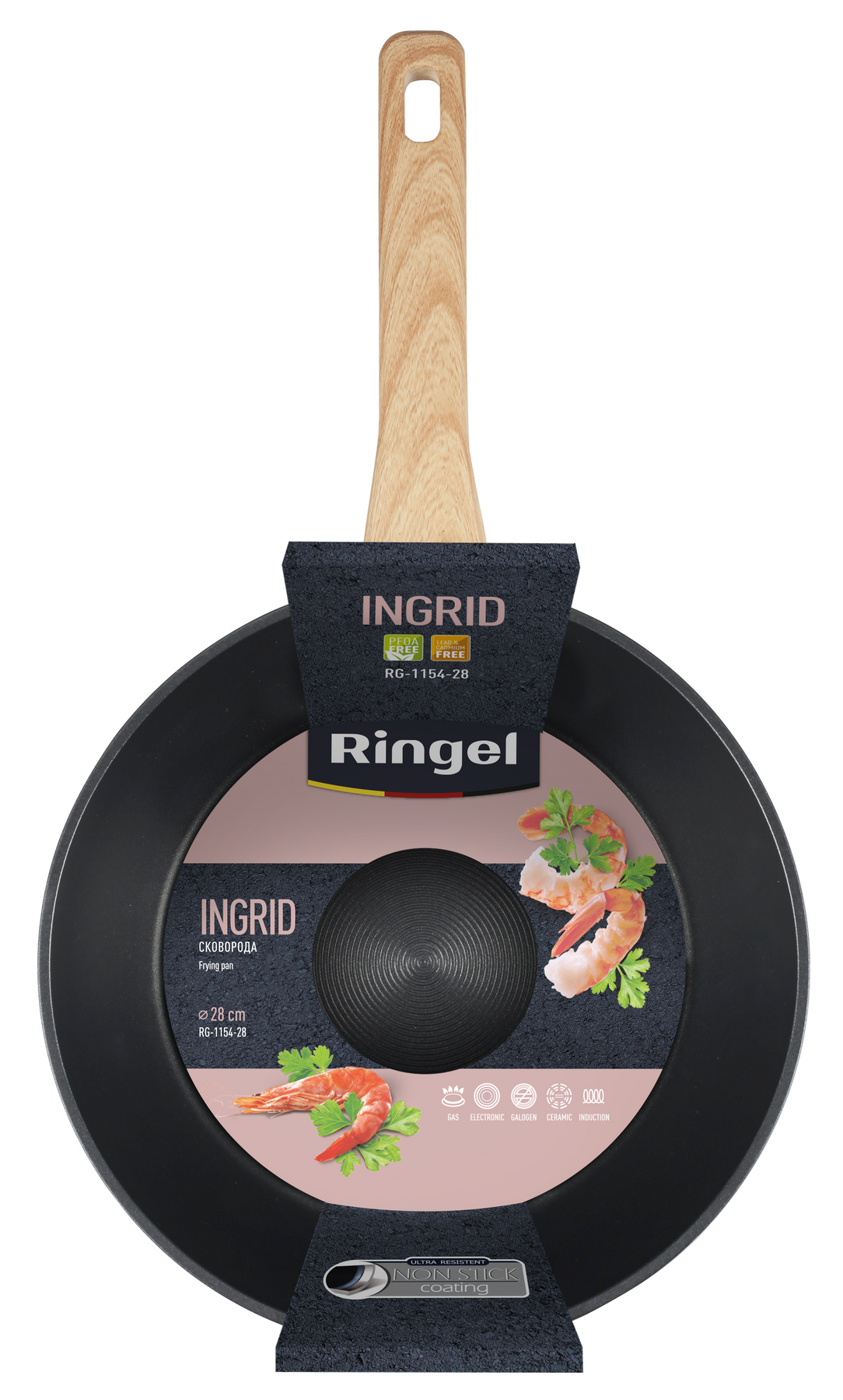 Сковорода Ringel Ingrid 28 см RG-1154-28 7136796 фото