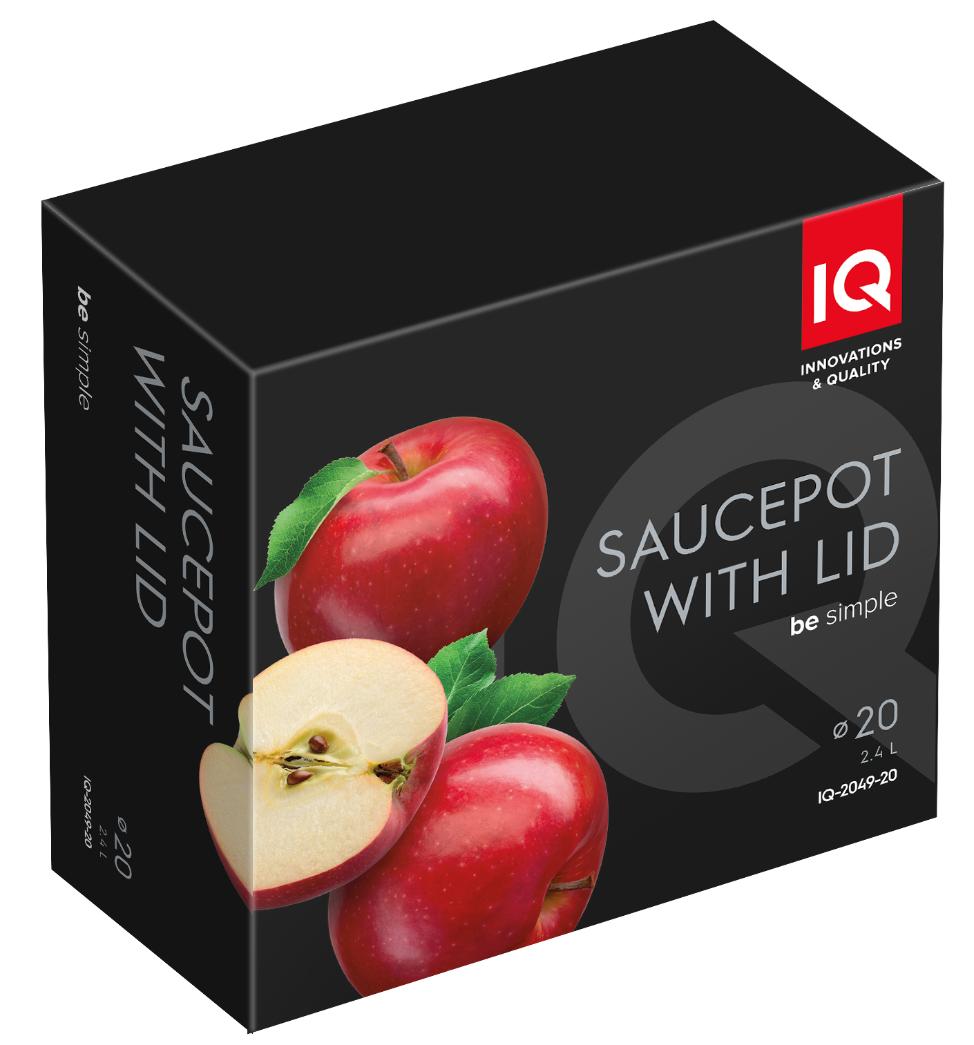 Каструля IQ Be Simple (2.4 л) 20 см IQ-2049-20 6996310 фото