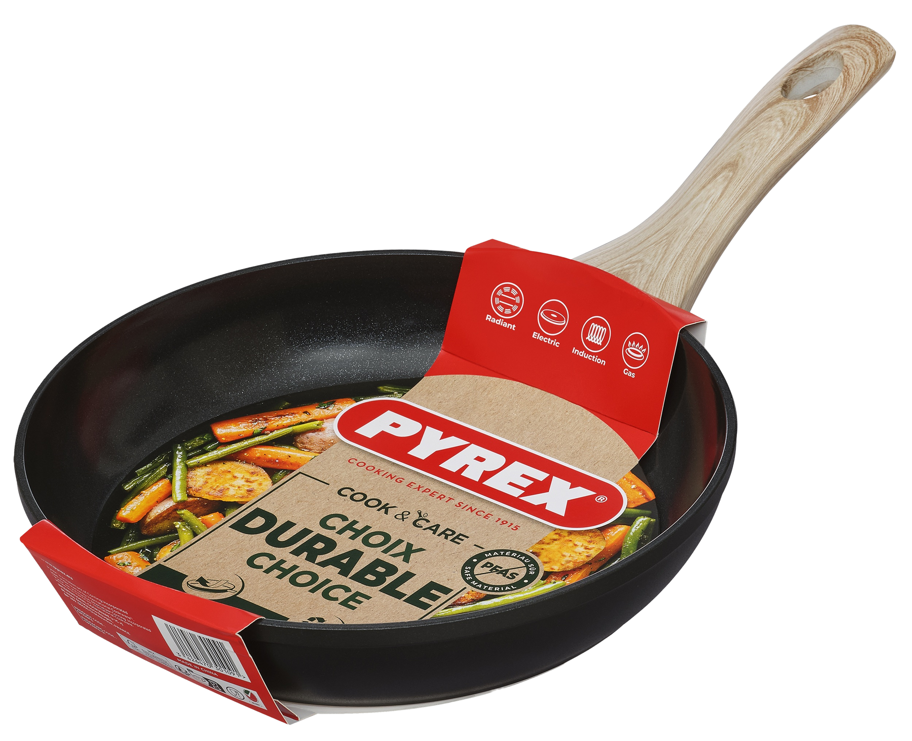 Сковорода Pyrex Cook&Care 22 см, класична CR22BF6/8046 7120904 фото