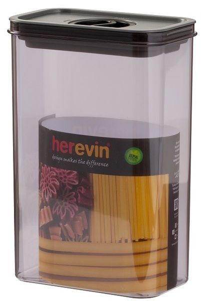 Контейнер HEREVIN Canister-Vacuum Lid-White-Black 2.5 л (161189-000) 7077945 фото