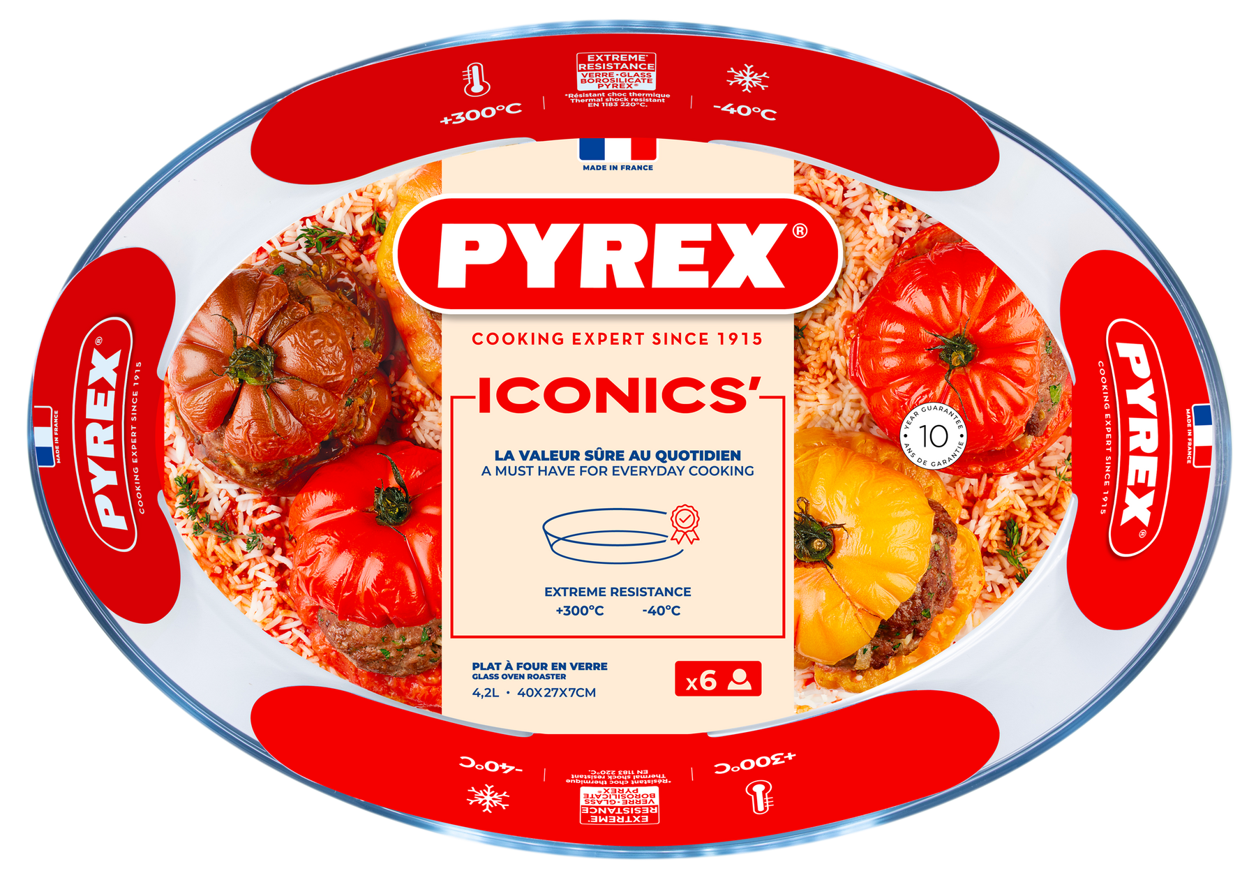 Форма для запікання Pyrex, 40х27х7 см 347B000/8044 7092330 фото