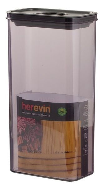 Контейнер HEREVIN Canister-Vacuum Lid-White-Black 3 л (161194-000) 7077946 фото