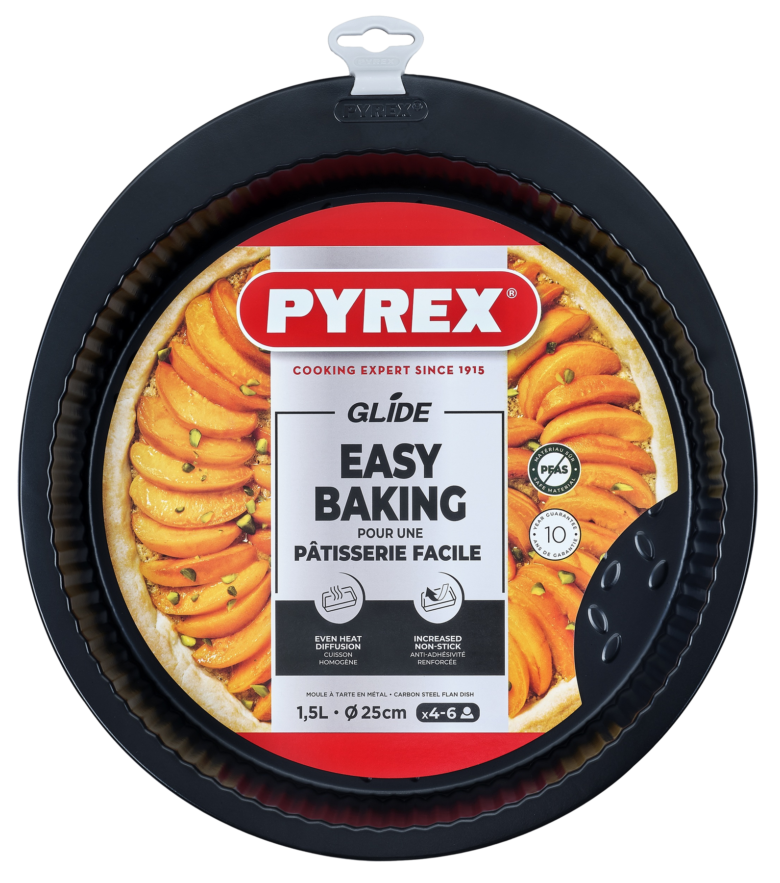 Форма для випічки ребриста Pyrex Glide, 25 см GL25BN6/8046 7168827 фото