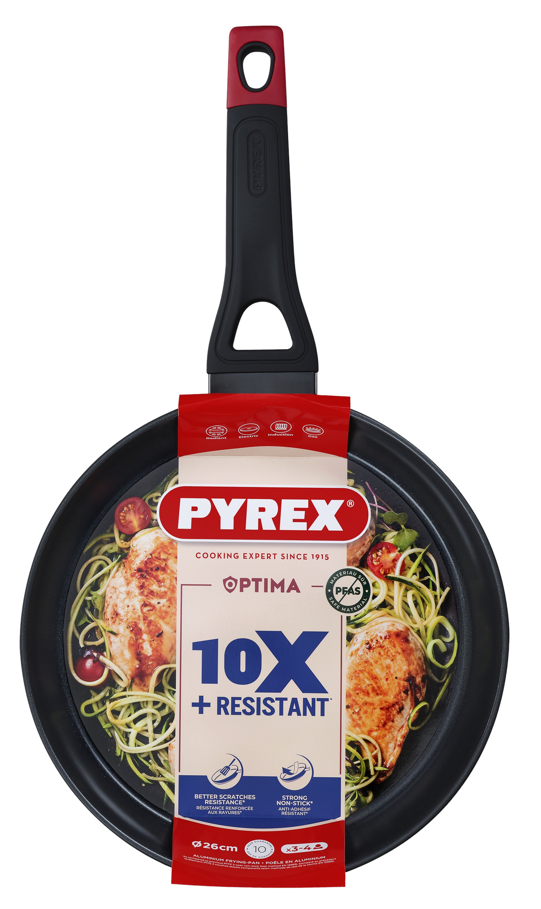 Сковорода Pyrex Optima 26 см, класична OT26BF6/8046 7120921 фото