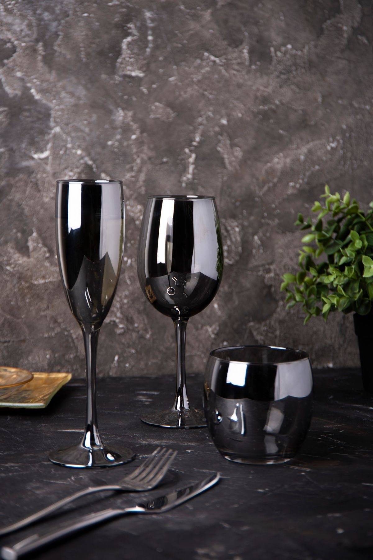 Набір склянок Luminarc Delice Graphite, 6х340 мл J9403/2 6995357 фото