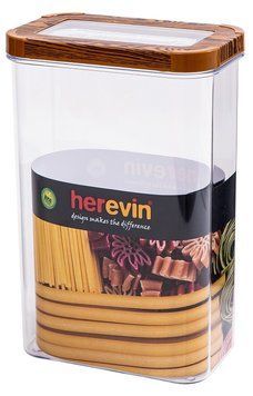 Контейнер Herevin Wood Transparent Lid 2.5 л (161208-003) 6989553 фото