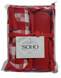 Набір рушників Soho 40x60см White&Red 2шт BS 88005B 6980459 фото 3