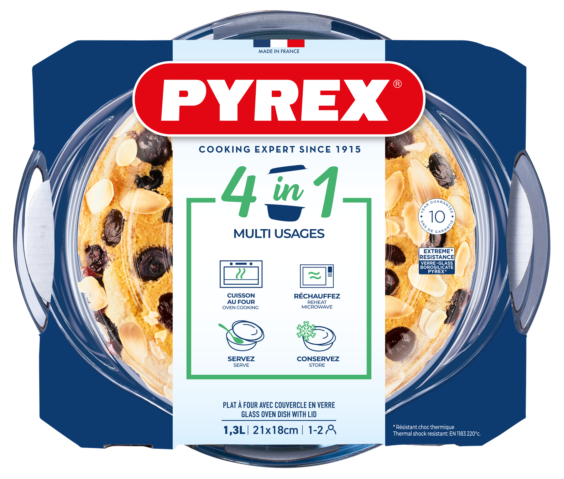 Каструля з кришкою Pyrex, 1.3 л 207A000/8643 7092306 фото