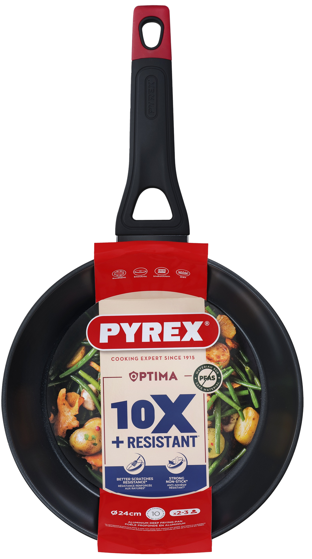 Сковорода Pyrex Optima 24 см, глибока OT24DF6/8046 7120923 фото