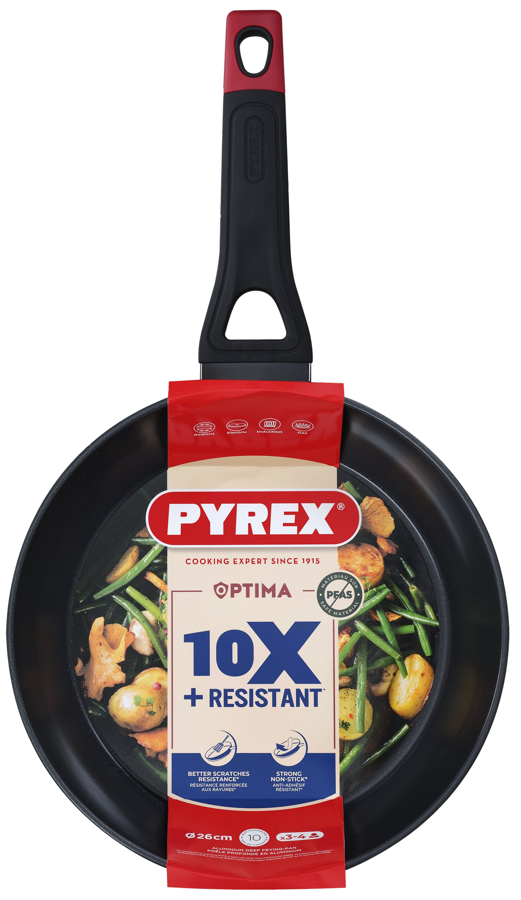 Сковорода Pyrex Optima 26 см, глибока OT26DF6/8046 7120924 фото