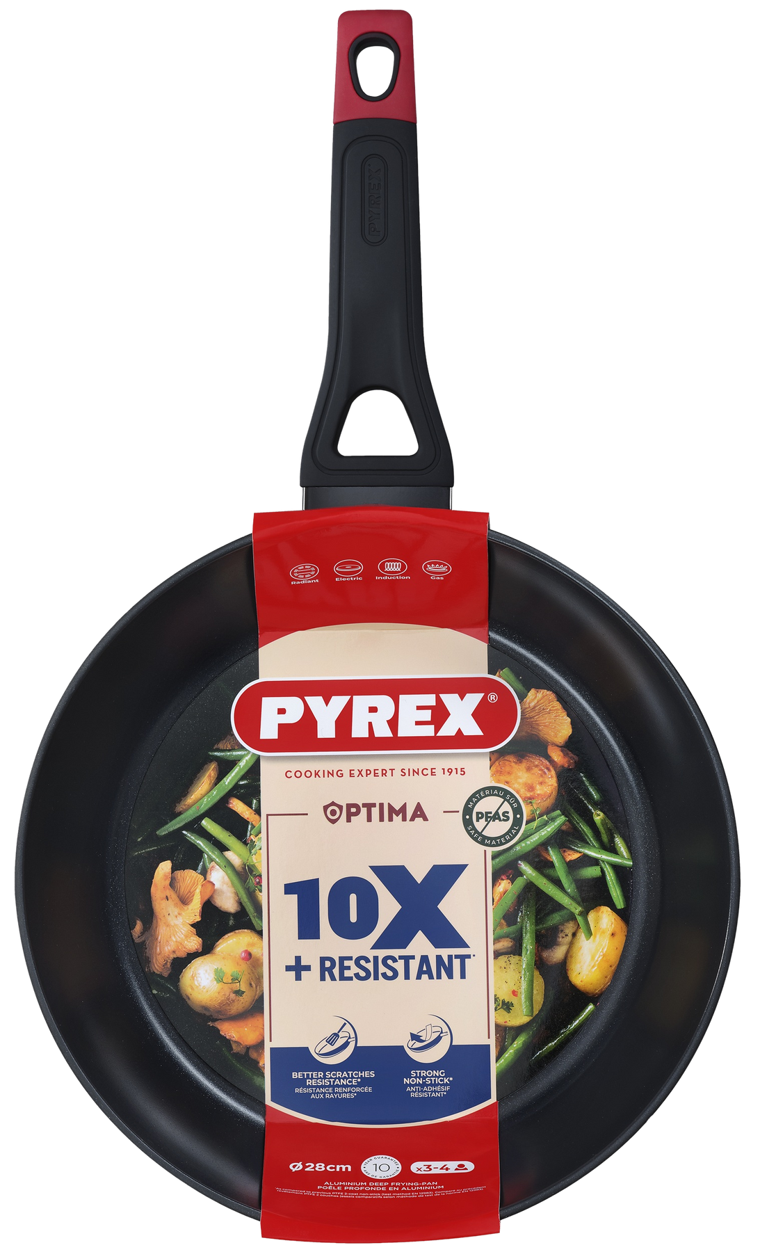 Сковорода Pyrex Optima 28 см, глибока OT28DF6/8046 7120925 фото