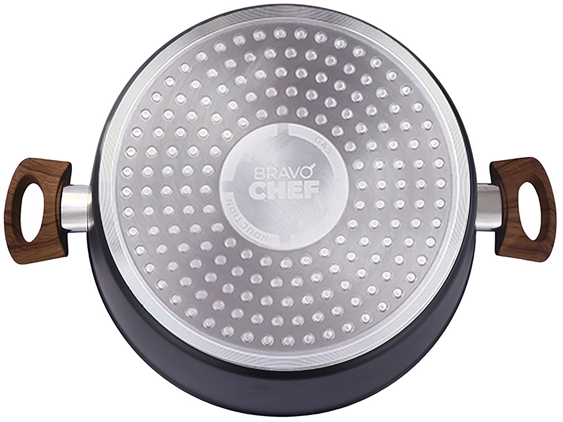 Каструля Bravo Chef класична 24 см (4.1 л) з кришкою BC-2101-24 6859888 фото