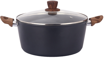 Каструля Bravo Chef класична 24 см (4.1 л) з кришкою BC-2101-24 6859888 фото
