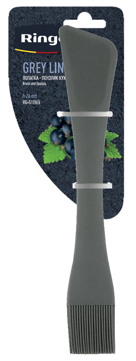 Лопатка-пензлик кухонна RINGEL Grey line RG-5128/6 6884561 фото