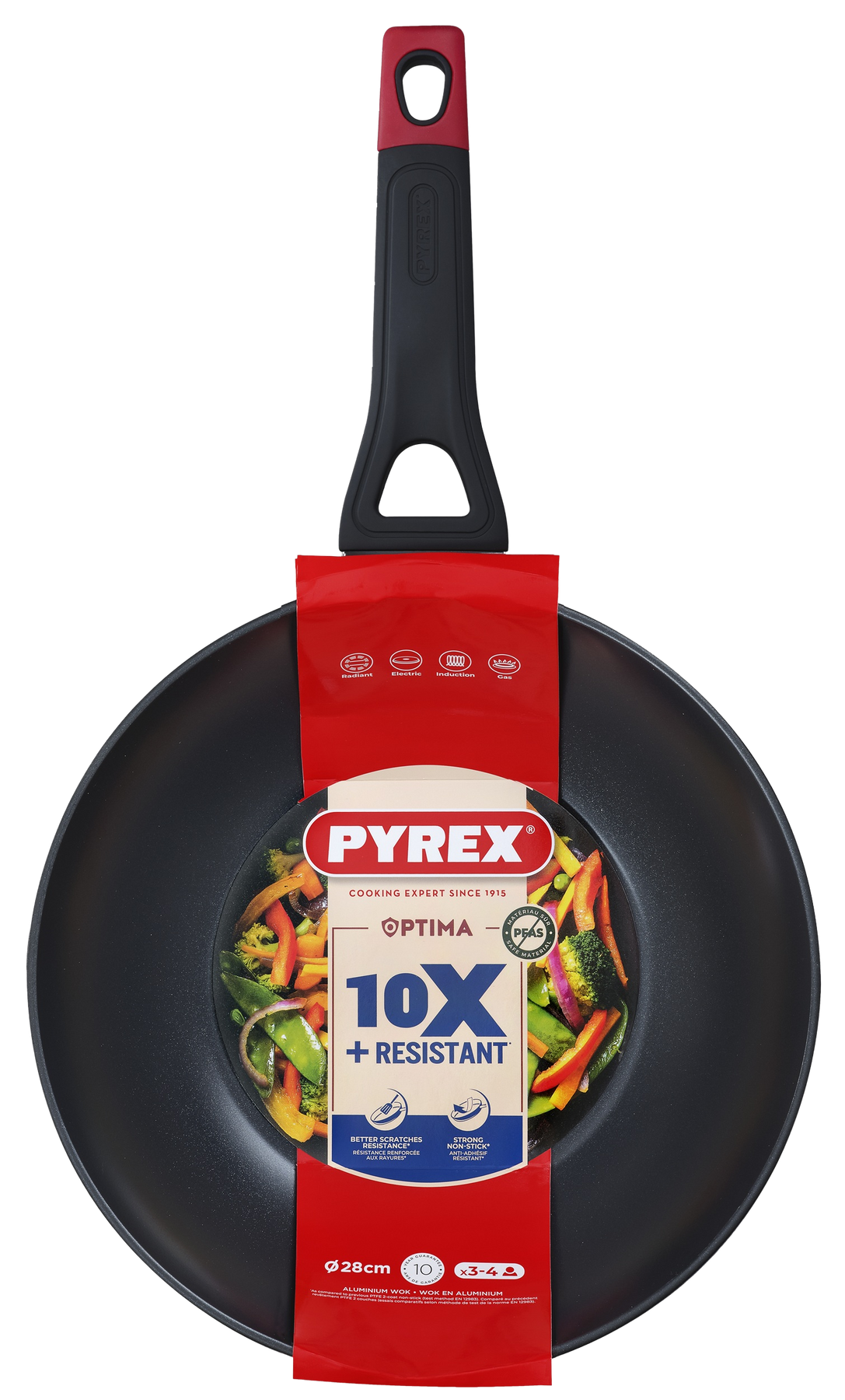 Сковорода Pyrex Optima 28 см, WOK OT28BW6/8046 7120926 фото