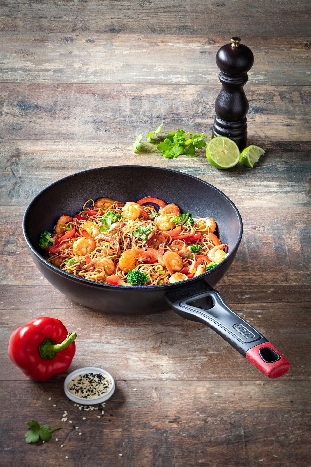 Сковорода Pyrex Optima 28 см, WOK OT28BW6/8046 7120926 фото
