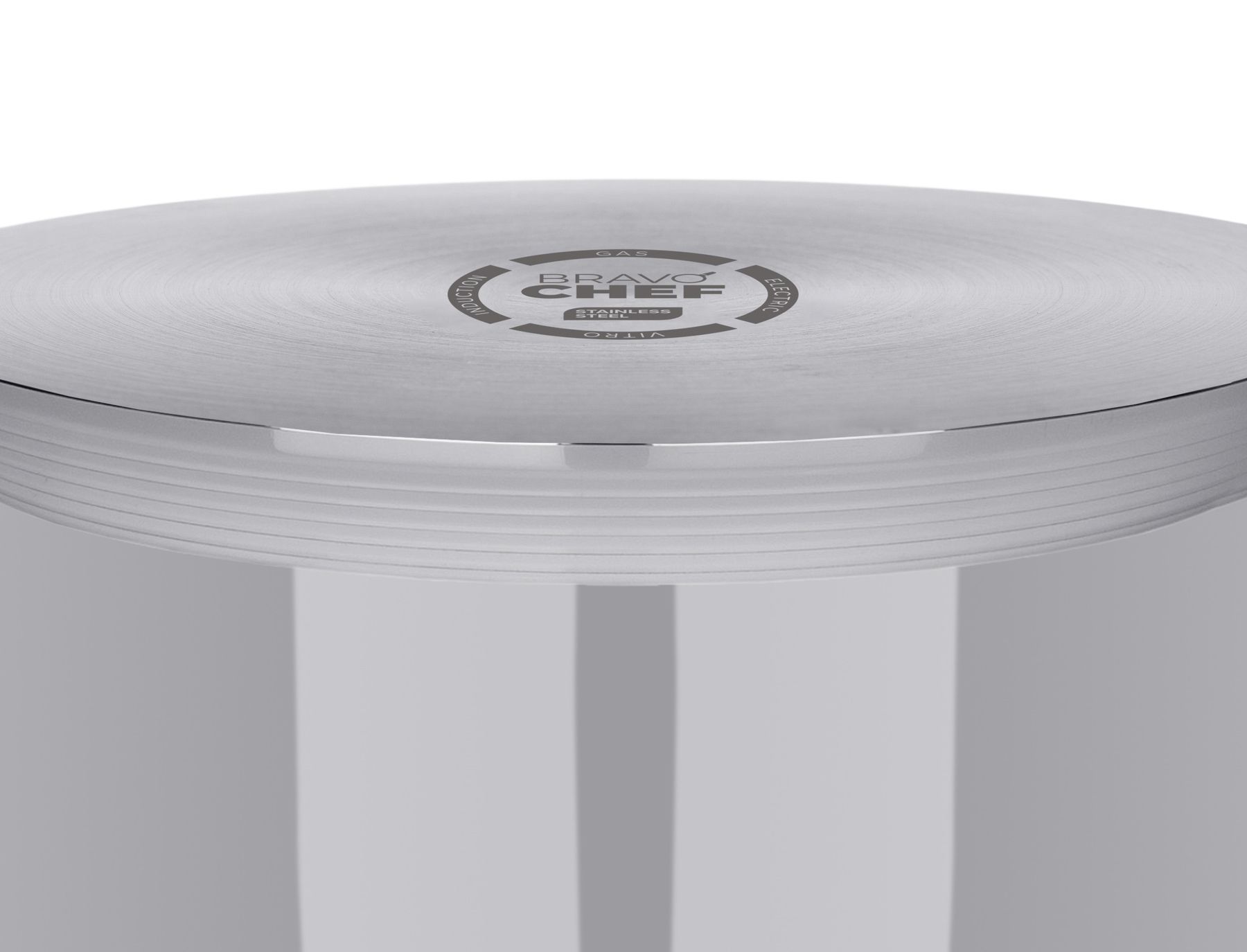 Каструля Bravo Chef 22 см (4.35 л) з кришкою BC-2001-22 6720870 фото