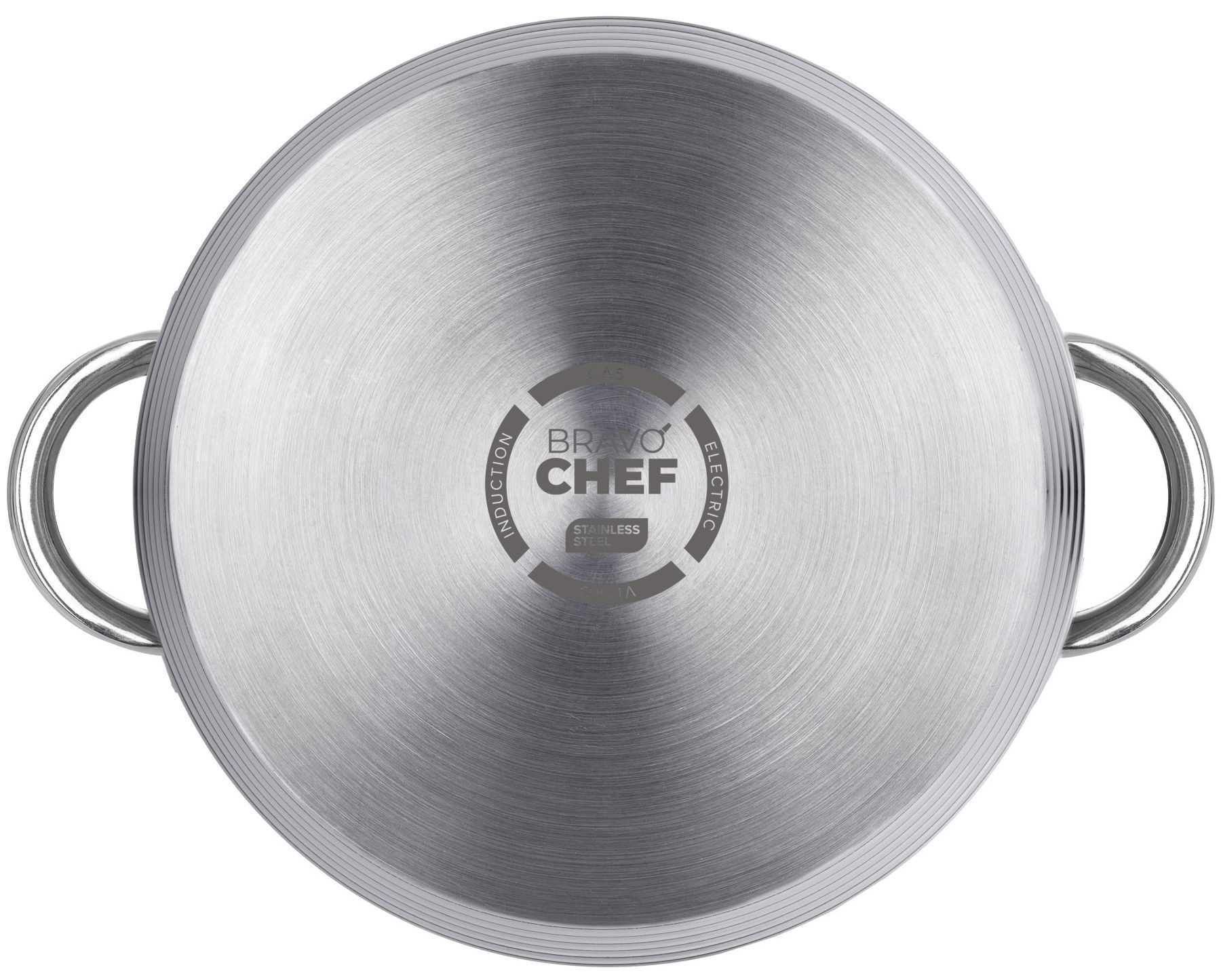 Каструля Bravo Chef 22 см (4.35 л) з кришкою BC-2001-22 6720870 фото