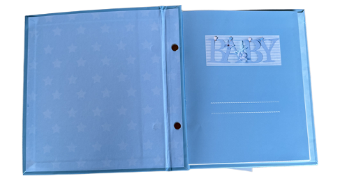 Фотоальбом EVG 10x15x56 BKM4656 Baby collage Blue (UA) 6239799 фото